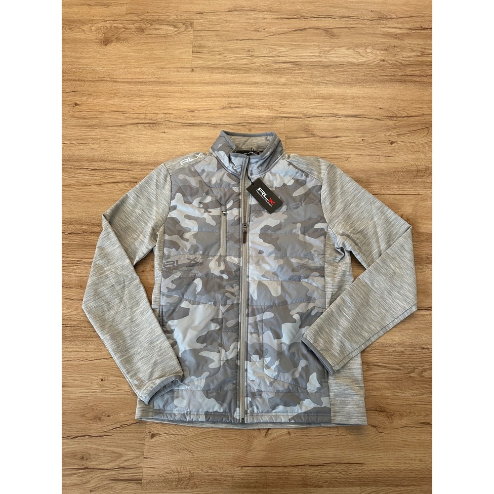 RLX Ralph Lauren Camo Paneled Stretch Terry Golf Jacket Men's M NWT $248